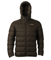 Sniper Mens Kalahari Puffer Jacket In Chocolate