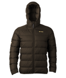 Sniper Mens Kalahari Puffer Jacket In Chocolate