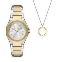 Armani Exchange Womens Street Watch In Gold & Silver