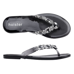 Holster Ladies Glam Sandals In Graphite