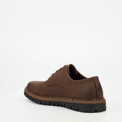Mazerata Mens Raymond 5 Nubuck Shoes Chocolate