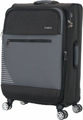 Travel Mate Tpu Black Spinner Trolley Case