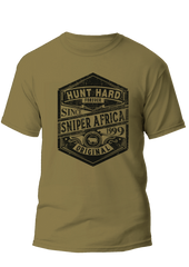 Sniper Mens Hunt Hard T-Shirt In Fatigue