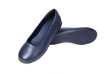 Green Cross Womens Flat Slip On Pump In Navy