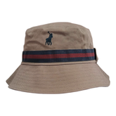 Polo Mens Monogram Reversible Bucket Hat In Multi