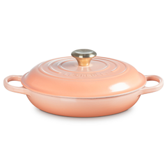 Le Creuset Shallow Casserole 26Cm Peach