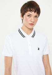 Polo 0048999 Wmn Leah Golfer Dress White