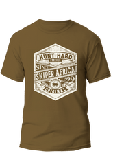Sniper Mens Hunt Hard T-Shirt In Coyote