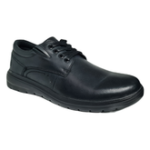 Hush Puppies Mens Maximo Black Waxy Nubuck Shoes