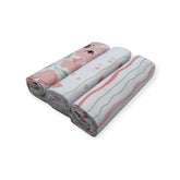 Mothers Choice Girls 3 Pack Flannel Reciever In White