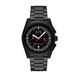 Armani Exchange Mens Parker Black Stainless Steel Watch