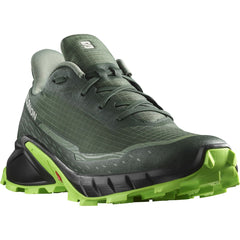 Salomon 473117 Mens Alphacross 5 Shoes Green & Black