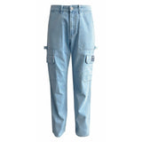 Soviet Mens Rhythm Over Sized Fashion Jeans In Light Indigo