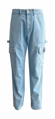 Soviet Mens Rhythm Over Sized Fashion Jeans In Light Indigo