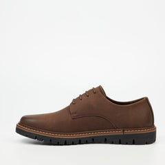Mazerata Mens Raymond 5 Nubuck Shoes Chocolate