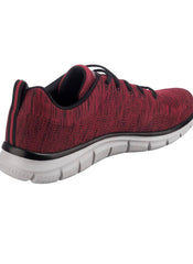 Skechers Mens Red And Black Track Shoes