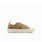 Palladium Boys Ace Lo Supply Shoes In Duck Green