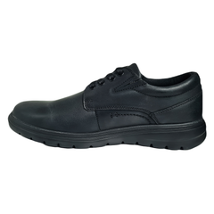 Hush Puppies Mens Maximo Black Waxy Nubuck Shoes