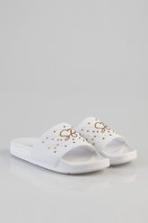 Sissyboy Womens Paula Bold Slides In White