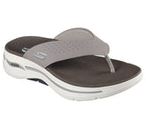 Skechers Mens Go Walk Arch Fit Sandals In Taup