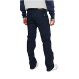 Soviet Mens Rivery New#5 Reg Straight Leg Stretch Blue Black