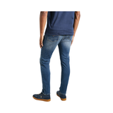 Polo Mens Knitted Slim Leg Denim Medium Wash