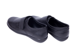 Green Cross Ladies Self Fastening Strap Shoe In Black
