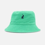 Polo Boys Classic Reversible Bucket Hat In Navy And Green