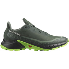 Salomon 473117 Mens Alphacross 5 Shoes Green & Black