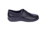 Green Cross Ladies Self Fastening Strap Shoe In Black