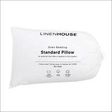 Linen House Goose/Feather Down White Pillow