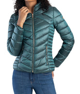 Sissy boy Womens Cropped Puffer Jacket Ravilla In Green