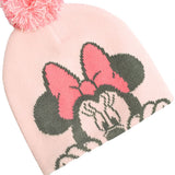 Baby Girls 2 Piece Beanie & Mitten Set Mouse Pink
