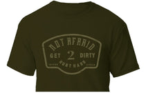 Sniper Not Afraid T-Shirt In Olive