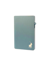 Polo Pop Up Aluminium Card Holder In Blue Grey