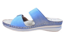 Footflex Womens Sandals In Blue