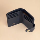 Polo Peninsula Compact Tab Purse In Navy