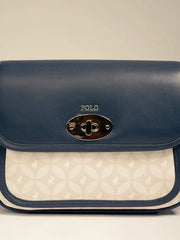 Polo Preston Navy Flapover Bag