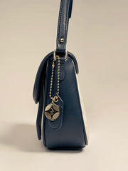 Polo Preston Navy Flapover Bag