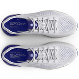 Under Armour Womens Hovr Sonic 6 Sneakers In White/Blue