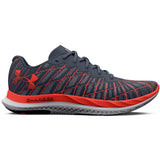 Under Armour Mens Charged Breeze 2 Sneakers In Grey/Orange/White