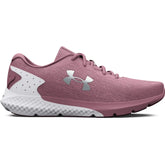 Under Armour Womens Charged Rouge 3 Knit Sneakers In Pink/White