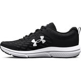 Under Armour Mens Charged Assert 10 Sneakers In Black/White