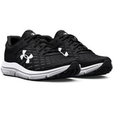 Under Armour Mens Charged Assert 10 Sneakers In Black/White