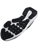 Under Armour Mens BGS Assert 4.5Y Shoes In Black & White