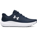 Under Armour Mens Charged Surge 4 Sneaker In Navy/White
