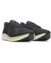 Under Armour Mens Charged Pursuit 4 Big Logo Sneakers In Grey Green