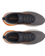 Under Armour Mens Rogue 6 Castlerock Sneakers In Grey Orange