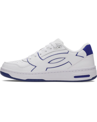 Under Armour Mens Tempo Sneakers In White Blue