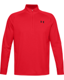 Under Armour Tech 1/2 Zip Long Sleeve In Red